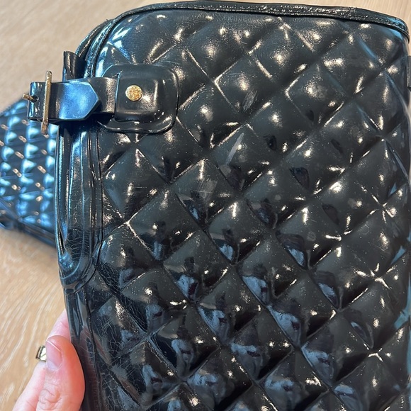 Hunter Women’s Refined Gloss Quilted Rain Boots tall Sz 11 - Picture 12 of 12